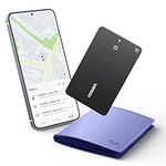 UGREEN FineTrack Slim S Compatible with Samsung SmartThings, Wallet Tracker with Reverse Phone Find, 7-Day Location History, Magnetic Charging, IP68 Waterproof, 1.7mm Bluetooth Finder for Galaxy Phone