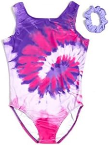 Destira California Dreamin' Tie Dye Gymnastic Leotard for Girls, Soft Comfortable Stretch Fabric, Child XX-Small (3X)