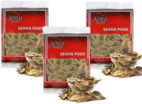 Angel Brand Senna Pods - 0.5 Pouch, Pack of 3 - Senna Pods for Tea and Traditionals Uses.
