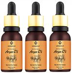 Grandeur PACK OF 2 100% Pure & Natural Moroccan Argan Oil 30ml, for Dry and Coarse Hair & Skin care 30mL+ 30mL+ 30mL | Hair Fall Control | Hair Growth|