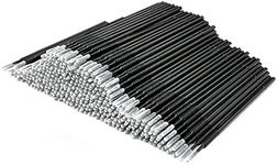 AIVIAI Disposable Micro Applicator Brush,Micro Swabs for Makeup, 400pcs (Black)
