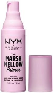NYX Professional Makeup Set de prebase de maquillaje The Marshmellow Primer, Prebase que alisa y unifica, Raíz de malvavisco, Fórmula vegana, Set doble con 1 unidad normal y 1 mini, 30 ml y 8 ml