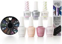 Gelish Nail Gel Polish The Wedding Nail Collective Nude Gel Nail Polish Kit, 9 Piece Gel Nail Kit, Summer Nail Gel Polish Edition, 3 oz