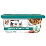 Beneful Prepared Meals Wet Dog Food, Rice and Lamb Stew - 283 g Tub (8 Pack)