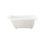 Swiss Madison Voltaire 54 in x 30 in Acrylic Glossy White, Alcove, Integral Right-Hand Drain, Bathtub