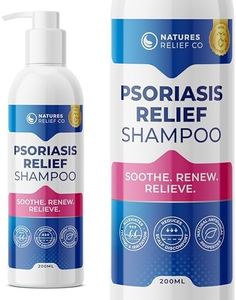 Psoriasis Relief Shampoo | Soothing Natural Relief for Itchy, Sensitive Scalps | Anti-Inflammatory, Non-Drying Formula with Tea Tree Oil | Gentle, Fast-Acting Care for Healthy Scalp & Hair | 200ml