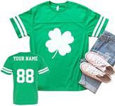 Personalized Men Jersey St Patrick's Day T Shirts - Saint Pattys Tee & Irish Outfits