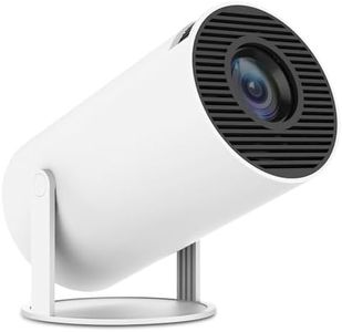 2025 Mini Projector 4K, Built-in App 1080P Smart Projector, Portable Projector WiFi6 Bluetooth 5.0 Auto Horizontal Correction 180°Rotatable, Compatible with HDMI/USB/TV Stick/Memory Stick/Laptop