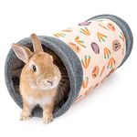 Niteangel Foldable Guinea Pig Tent Bed & Warm Tunnel for Rabbit Ferret Chinchilla Bunny Rats or Other Small Animals (Tunnels)