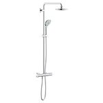 GROHE Euphoria System Shower System with Thermostat for Wall Mounting Chrome 27296001