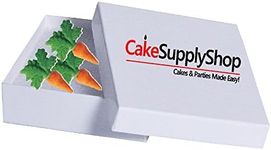 CakeSupplyShop Carrots Sugar Decorations for Cakes and Cupcakes Food Decorations 24 count