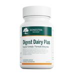 Genestra Brands - Digest Dairy Plus - Enzyme Formula to Assist Digestion of Dairy Products - 60 Vegetable Capsules