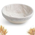Sourdough Bread Basket, Bread Basket, Breads Proofing Baskets, Handmade Round Breads Baskets, White, Wicker Baskets Professional Artisan Bread Making, Baking Tools Home Bakers