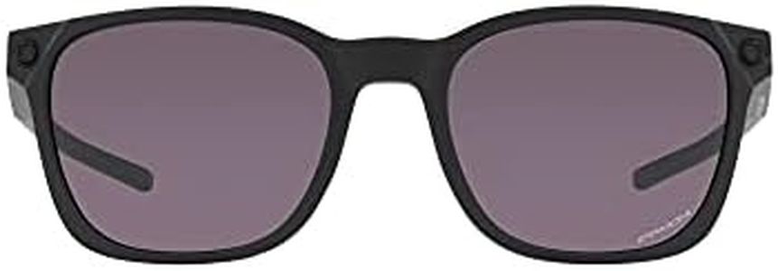 Oakley Non Polarised Men's Ojector Rectangle Sunglasses, 0OO9018, Matte Black & Prizm Grey, 55mm