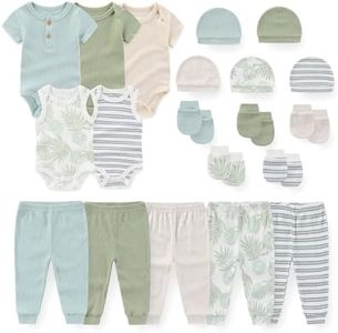 JELYLOVE Unisex Baby Boy Girl Bodysuits Sets 20 Pack Cotton Casual New Born Clothes Comfort Infant Outfit Essentials