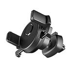 DFV mobile - Rotatable Car Air Vent Phone Holder Stand Mount with Automatic Clip for ALCATEL ONYX (2019) - Black