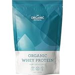 The Organic Protein Co. - Pure Unflavoured Organic Whey Protein Powder | Soya & Gluten Free w/Naturally Occurring BCAA | Good for Protein Shakes & Homemade Diet Snacks - 400g