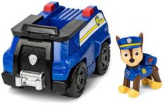 Paw Patrol, Chase’s Patrol Cruiser, Toy Car with Collectible Action Figure, Sustainably Minded Kids’ Toys for Boys & Girls Aged 3 and Up