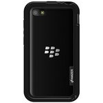 Amzer Border Case for BlackBerry Q5 - Retail Packaging - Black