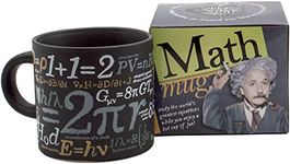 Mathematical Formulas Coffee Mug - Ponder Famous Math Equations While You Enjoy Your Drink - Comes in a Fun Gift Box - by The Unemployed Philosophers Guild