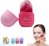 Rcool Ice Face Roller 2021& Gua Sha,Face Massager,Facial Beauty Ice Roller Skin Care Tools,Skin Care Products-For Face&Eyes,Remove Fine Lines,Shrink Pores,Reduce Acne and Lubricate the Skin. (Pink)