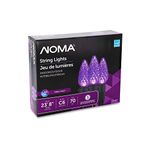 NOMA C6 LED Christmas Lights | 70 Purple Bulbs | 23.8 Ft. String Light | UL Certified | Indoor & Outdoor