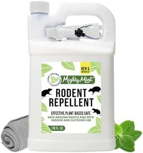 Mighty Mint Peppermint Oil Rodent Repellent Spray, 1 Gallon (128 oz)