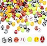 100Pcs Sports Ball Beads for Jewelr