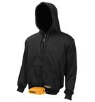 DEWALT Unisex Adult Industrial Safety Heated Hoodie, Black, X-Large US