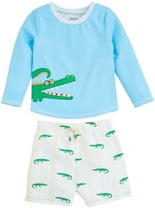Mud Pie Boys' Standard Rash Guard Set