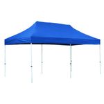 BEYOND SKY 10×20 ft Pop-Up Gazebo Canopy Tent, Heavy Duty Waterproof Outdoor Canopy, Height Adjustable Sun Shade for Garden, Terrace, Camping, Parties, Events & Exhibitions, Blue (50 kg)