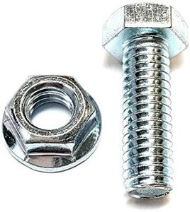 5/16-18 x 1" Hex Head Bolt and Serrated Nut Combo; 500 Unit Pack