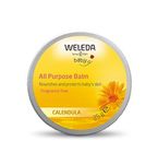 Weleda Baby All Purpose Balm, Baby Balm, Calendula Balm, Recommended by Midwives, Fragrance Free, Dermatologically Tested, Gentle Protection, 100% Certified Natural, 25g