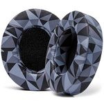 WC Wicked Cushions Replacement Ear Pads for Beats Studio 2 & 3 (B0501, B0500) Wired & Wireless | Does NOT Fit Beats Solo | Softer PU Leather, Enhanced Foam & Stronger Adhesive | Geo Grey