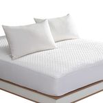 Queen Size Waterproof Mattress Protector Rayon from Bamboo Cooling Fitted Mattress Pad Cover with Deep Pocket Up to 18"