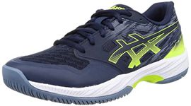 ASICS Mens GEL-COURT HUNTER 3 Midnight/Hazard Green Indoor Sports Shoes - 9 UK (1071A088.400)