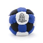 YOYO FACTORY Footbag - 26 Panels, Good For Any Skill Level - BLUE/BLACK (Freestyle Foot Bag, Best Skilltoy For Kids, Teens, Adults)