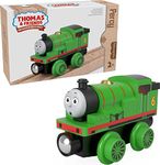 Thomas & Friends Wooden Railway Toy Train Percy Push-Along Wood Engine for Toddlers & Preschool Kids Ages 2+ Years