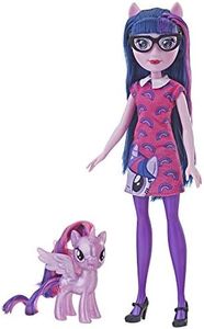 My Little Pony Equestria Girls Through The Mirror Twilight Sparkle - 11-Inch Fashion Doll with Purple Pony Figure, Removable Outfit and Shoes, Ages 5+