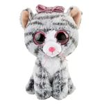 Ty Beanie Baby Kiki Grey Cat Plush Doll (6inch)