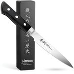 Kimura Paring Knife, [Made in Japan], 3.5 inch Professional Chef Knife, Ultra Sharp High Carbon Molybdenum Stainless Steel Kitchen Knives, Chefs Knife with Ergonomic Handle - Japanese Chef's Knife