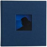 Kolo Hudson 2up Photo Album, Holds 200 4x6 Photos, Ideal for Wedding and Baby Books, Navy