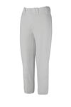 Mizuno Womens Belted Pant (Gray, X-Large)