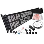 SunQuest - 2 Panels (2ft x 20ft) Solar Water Heater for Above Ground & Inground Pools - Polypropylene UV Resistant Collectors for Roof Installation with Panel kit, Integrated Diverter & Mounting Kit