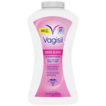 Vagisil Odor Block Deodorant Powder, Talc-Free, 8 Ounce