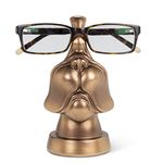 Abbott Collection Dog Face Eyeglass Holder-Bronze