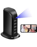 KAGMY Spy Camera Hidden Camera USB Charger Cameras,1080P WiFi Indoor Security USB Charger Cam with Motion Detection Remote View Wireless Secret Cameras Nanny Cam for Home Surveillance