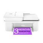 HP DeskJet 4220e All in One Printer | Perfect for Home | Colour | Wireless | Print, Scan & Copy, ADF | 3 Months of Instant Ink Included Easy Setup & Reliable Wi-Fi | Cement