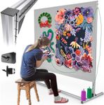 NodoCA 64'' Tufting Kit - Aluminum Metal Frame for Rug Making, Tufting Cloth Stand, Supplies