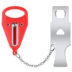HEBEZON Portable Door Lock for Travel, College Dorm Lock, Hotel Room Security Devices, Prevent Unauthorized Entry in Traveling, Suitable for All Kinds of Doors (Multi)